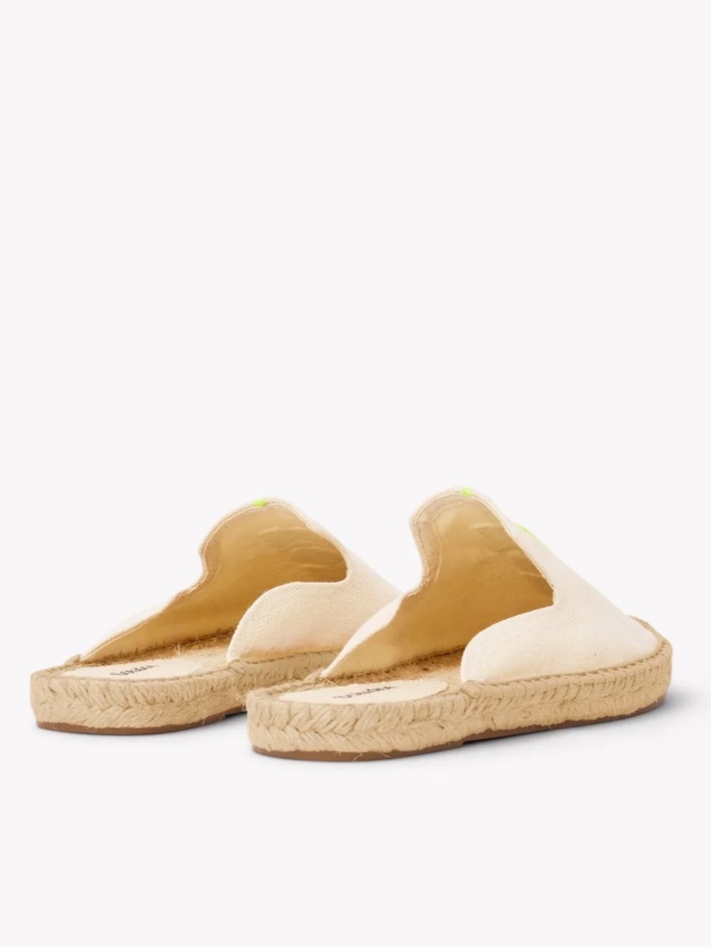 Soludos x Molyan Neon Smoking Mule Espadrilles NEW - Picture 4 of 11